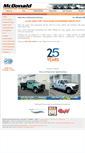Mobile Screenshot of mcdonaldtrucks.com